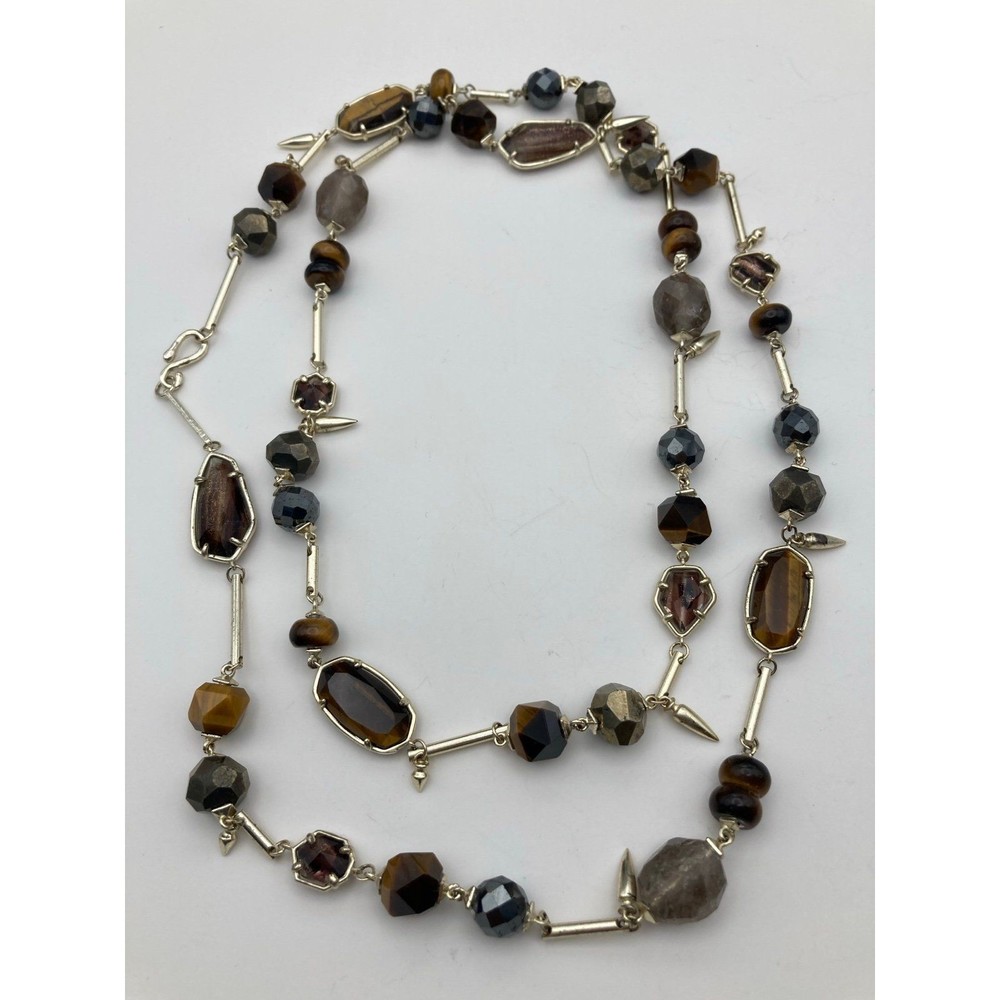 Kendra Scott multi gemstone long Necklace